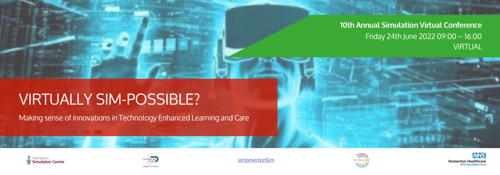 Homerton 10th Annual Simulation Virtual Conference – Chamberlain Dunn